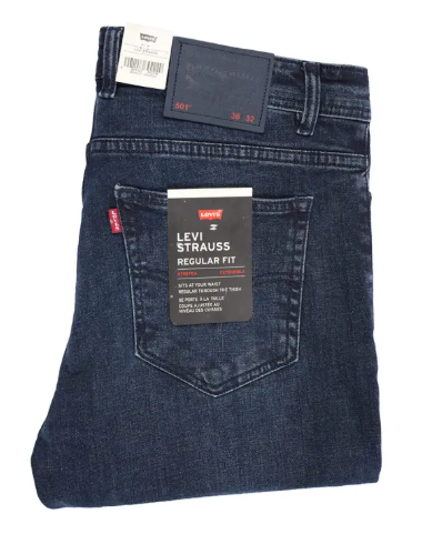 Jean Levi’s Bleu Nuit 100% Coton Coupe